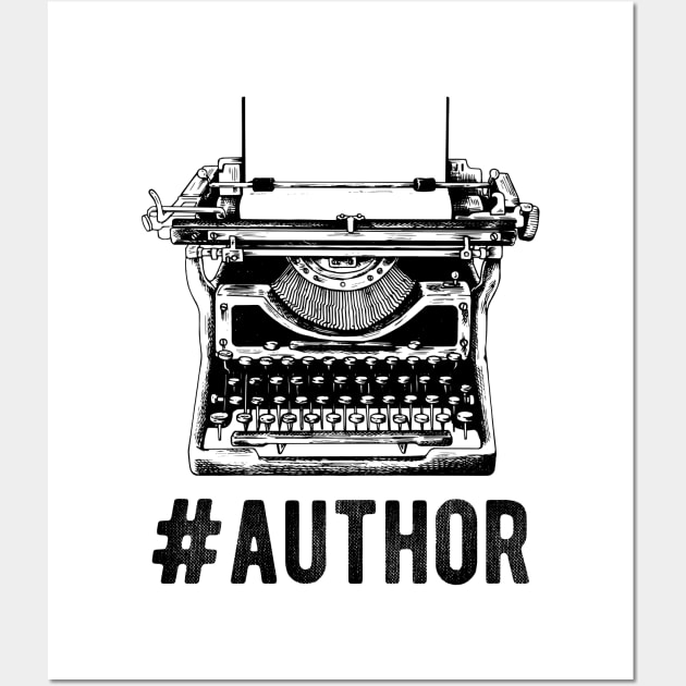 Author - #Author Wall Art by KC Happy Shop